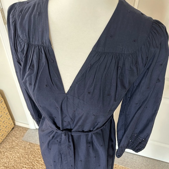 NWT Gap Eyelet Embroidered Eyelet Midi Dress - Picture 5 of 6